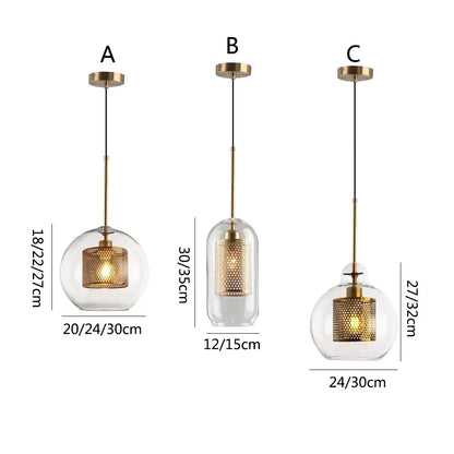 Decorbites™ Glas-Hängeleuchten: Nordischer Stil für Esszimmer, Küche und Schlafzimmer Beleuchtung