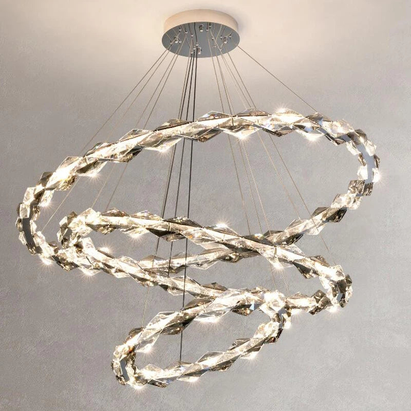 Decorbites™ Kristall-Leuchter: Moderne minimalistische LED-Beleuchtung für Wohnzimmer und Villa-Heim