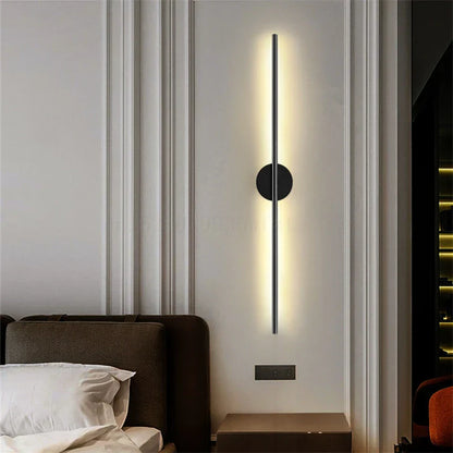 Decorbites™ Lineare Rohr-LED-Wandleuchte, modernes minimalistisches Auf-Ab-Wandleuchte für Badezimmer, Nachttisch & Spiegel