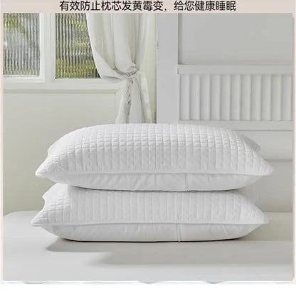 DecorBites™ Cotton Pillowcase: Breathable Pillow Core Cover for Ultimate Protection