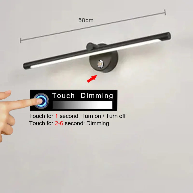 Decorbites™ LED-Wandlampe mit Touch-Dimmung und Bewegungssensor - 40 cm/55 cm