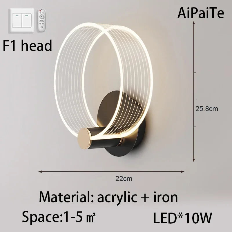 DecorBites™ Acrylic Lustre Chandelier for Living Room, Bedroom, Kitchen - Hanging Ceiling Lamps