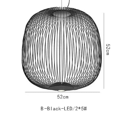 DecorBites™ Industrial Birdcage Iron Table Lamp for Bar, Restaurant, Hotel - LED Lighting