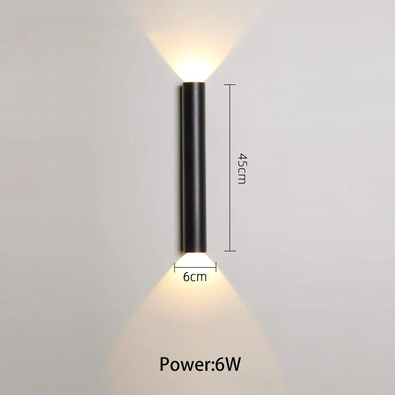 Decorbites™ LED-Wandleuchte: Einsame Linie nach oben und unten leuchtend für TV-Hintergrund oder Schlafzimmer