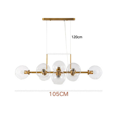 Decorbites™ Glas-Kugelleuchter für Esszimmer, Wohnzimmer und Küche