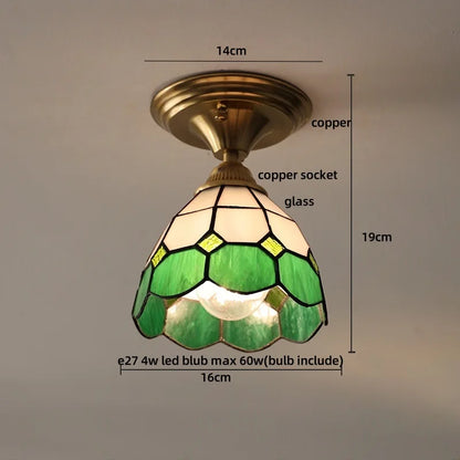 DecorBites™ Glass Flower LED Ceiling Lights - Modern Nordic Canopy Lamparas Techo