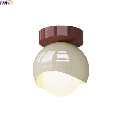 Decorbites™ Glas-Eisen-LED-Deckenleuchte moderne Heimdekoration
