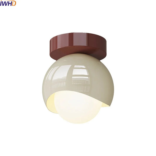 Decorbites™ Glas-Eisen-LED-Deckenleuchte moderne Heimdekoration