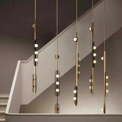 Decorbites™ Graue Glas-LED-Kronleuchter: Moderne Art-Deco-Beleuchtung für Esszimmer, Küche und Salon