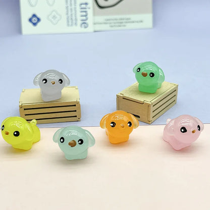 Decorbites™ Kawaii-Miniatur-Tierfiguren für die Wohnraumausstattung und Bücherregenzubehör