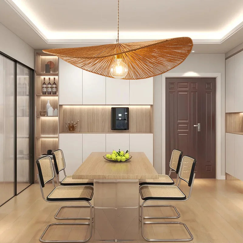 Decorbites™ Hanfseil LED-Hängeleuchter für Landhaus-Dekor & Kunstlampen