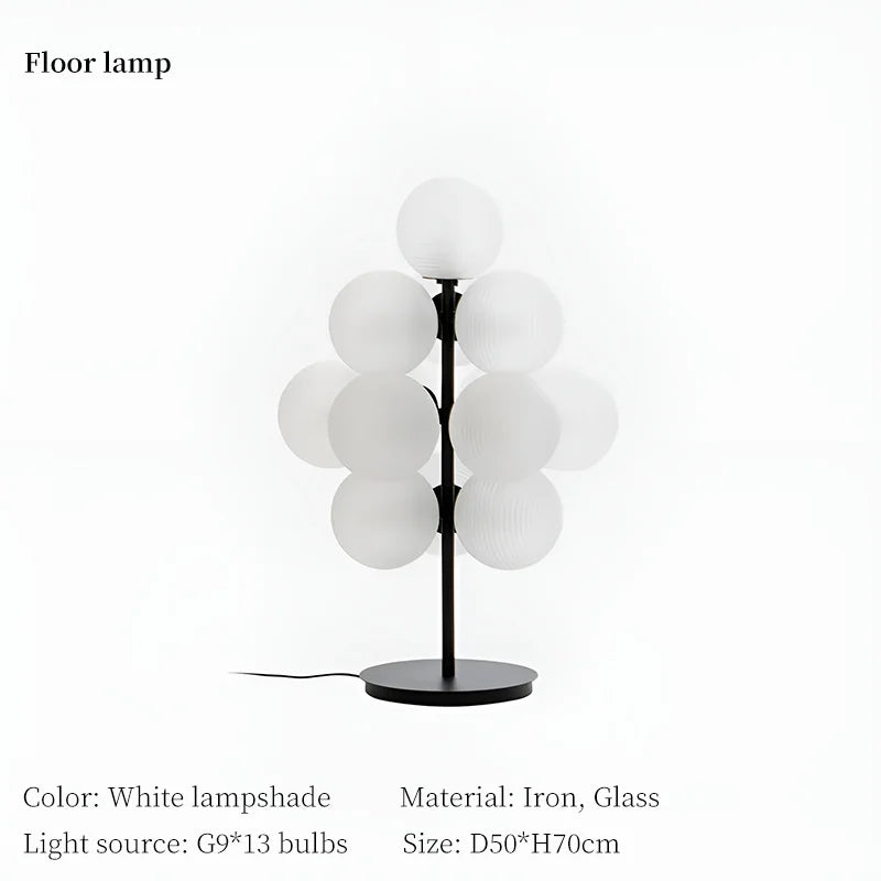 Decorbites™ Trauben-Kronleuchter: Moderne Glasball-Pendantlampe für Wohnzimmer und Schlafzimmer