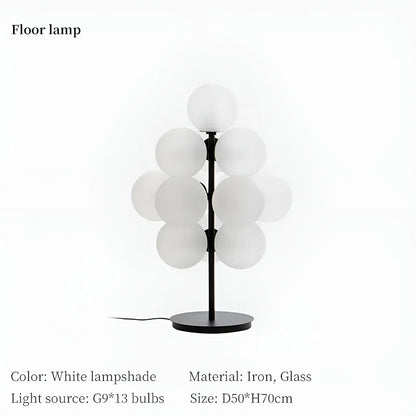 Decorbites™ Trauben-Kronleuchter: Moderne Glasball-Pendantlampe für Wohnzimmer und Schlafzimmer