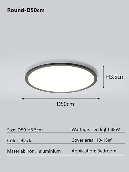 Decorbites™ LED-Deckenleuchte: Modernes minimalistisches rechteckiges Design für Wohnzimmer, Schlafzimmer, Innenbeleuchtung