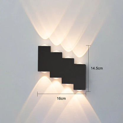 DecorBites™ IP65 LED Wall Lamp for Indoor/Outdoor Waterproof Garden Lighting