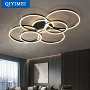 Round LED Foyer Chandelier