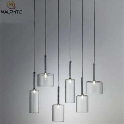 Decorbites™ Glasflaschen-Pendantleuchte: Spillray-Industrielle Dekorbeleuchtung für Restaurant und Bar