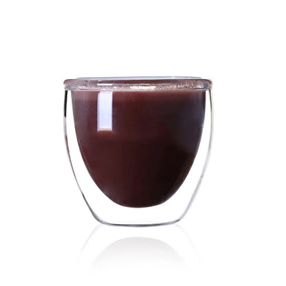 DecorBites™ Heat-Resistant Double Wall Glass Cup | Versatile Drinkware for Home