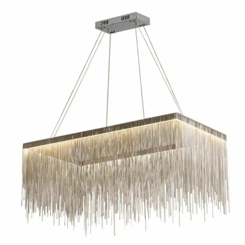 Aluminum Waterfall Pendant Light