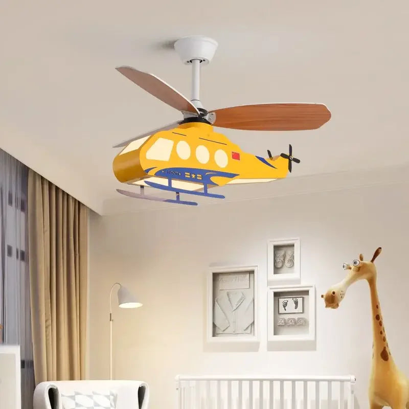 Decorbites™ Hubschrauber-Licht-Deckenlampe für das Jungenzimmer