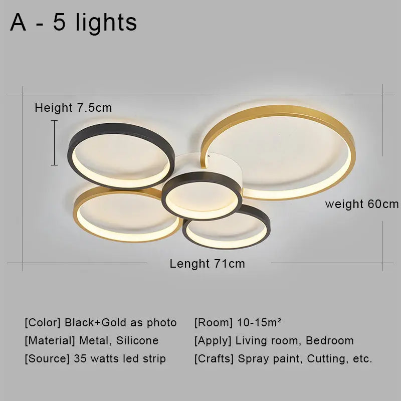 White LED Remote Chandelier