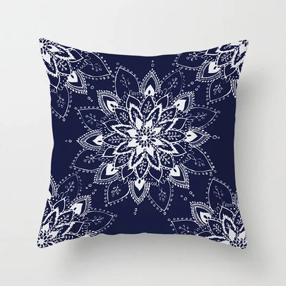 DecorBites™ Geometric Square Pillowcase Ethnic Retro Sofa Pillow Cover 45x45cm Home Decor