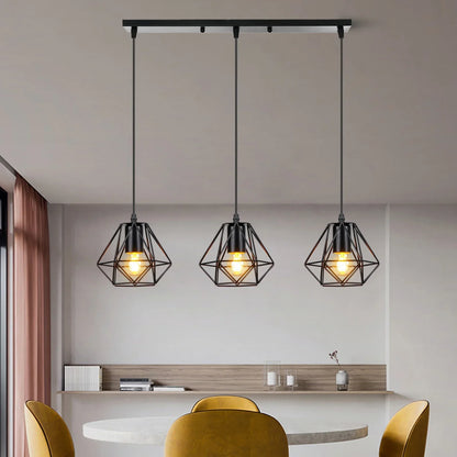Decorbites™ Industrielle Holz-Hängeleuchte für Esszimmer Wohnzimmer Küche LED-Leuchte