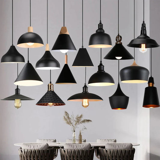 Decorbites™ Schwarze Aluminium Moderne Pendelleuchte für Wohnzimmer Esstisch Dekoration