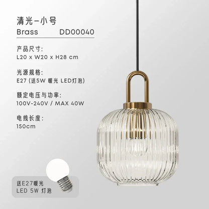 Decorbites™ Glas-Hängeleuchten LED E27 Retro Luxus-Hängearmaturen für Esszimmer