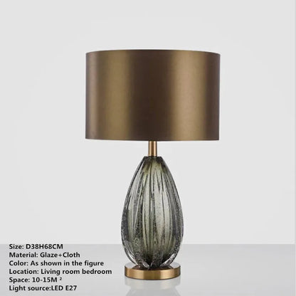 Decorbites™ Glas-Tischleuchte: Moderne Kunst-LED-Schreibtischlampe für Zuhause und Hotel