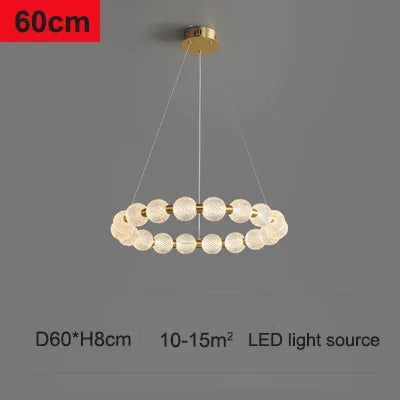 Decorbites™ Glas-Kugeln-LED-Hängelampe für Wohnzimmer & Schlafzimmer