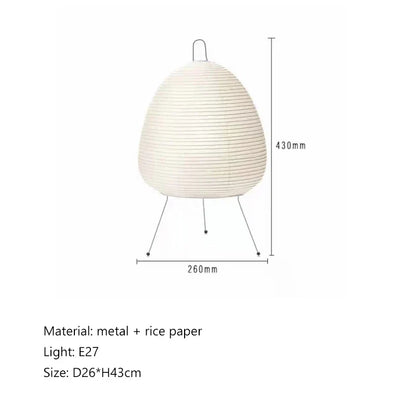 Decorbites™ Handgefertigte Wabi-Sabi-Reispapier-Stehlampe für Vintage-Nordic-Home-Dekoration