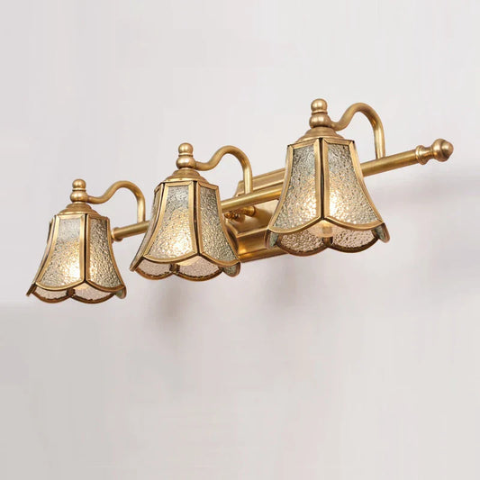 Decorbites™ Golden Glass Spiegel-Schrankleuchte für Schlafzimmer und Badezimmer