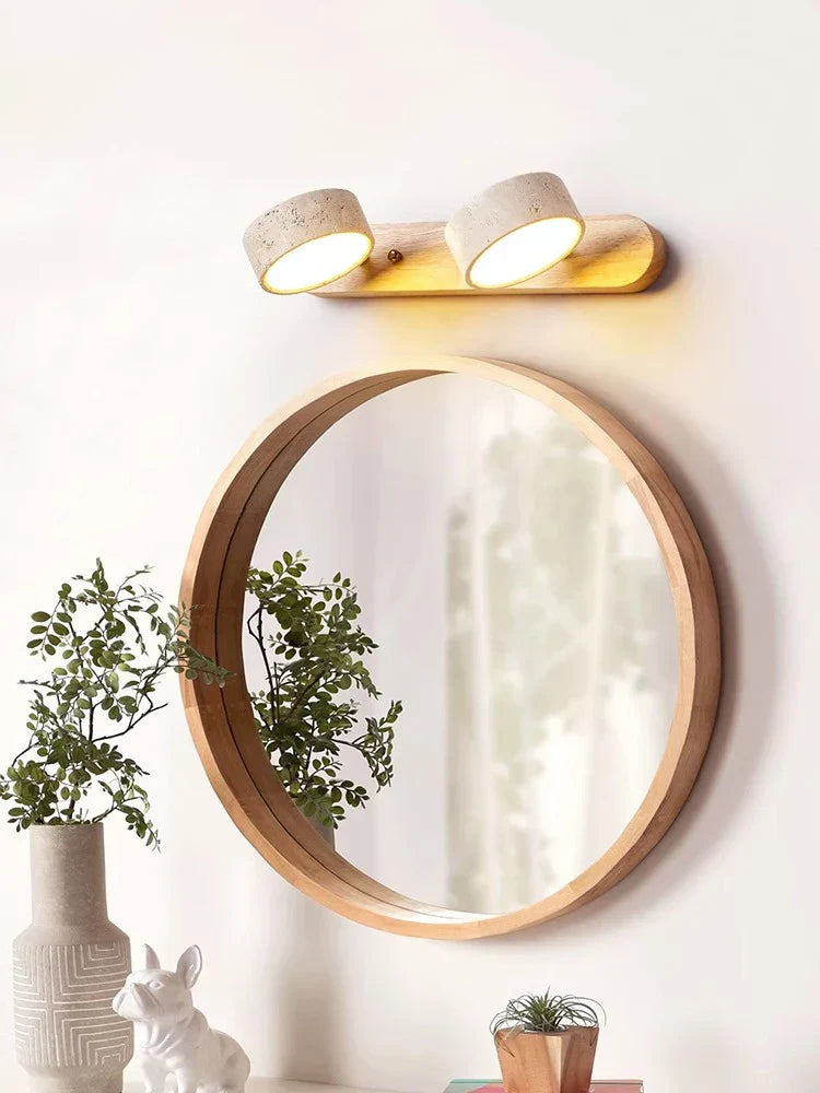 Decorbites™ Japanisches Retro-Steinwand-Spiegel-Licht für Badezimmer und Frisiertisch