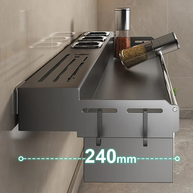Metal Wall Spice Rack