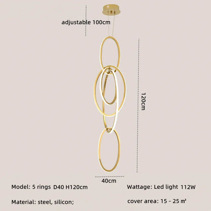 Decorbites™ Gold LED Wandarmatur dimmbare Beleuchtung polierter Stahl moderne Leuchten