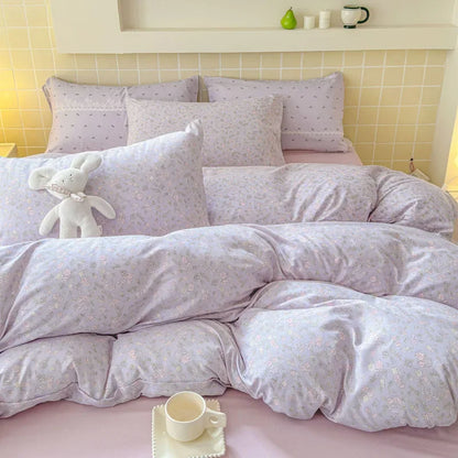 DecorBites™ Double Layer Yarn Bedspread Set King/Queen Breathable Comfortable Bedding
