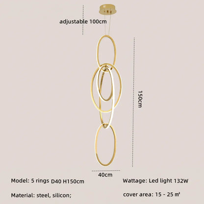 Decorbites™ Gold LED Wandarmatur dimmbare Beleuchtung polierter Stahl moderne Leuchten