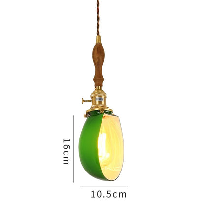 Decorbites™ Grüne Glas-LED-Hängeleuchte für Zuhause, Restaurant, Bar und Loft-Stil-Dekoration.
