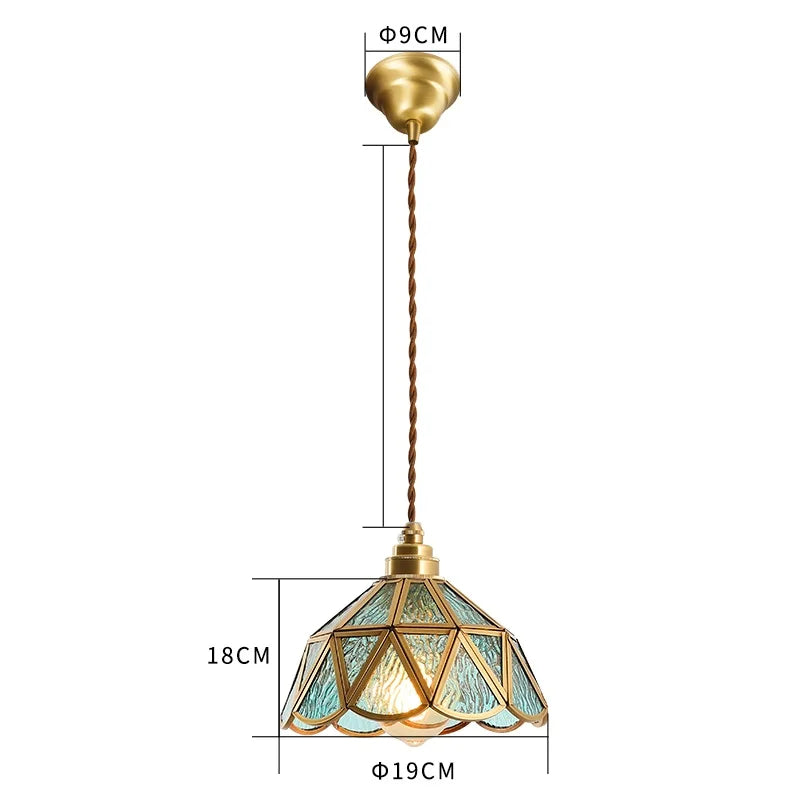 Decorbites™ Glas-LED-Hängeleuchte: Moderne Kupfer-Nordische Innenbeleuchtung für Zuhause, Café, Schlafzimmer & Wohnzimmer
