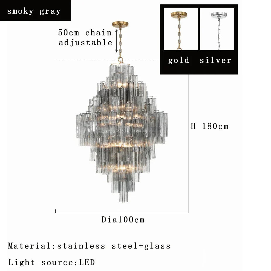 Decorbites™ Große Weiße Glas-Deckenleuchte als Anhängerleuchte für die Wohnraumausstattung