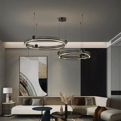 Decorbites™ Leuchtender Luxus-Kreisleuchte LED Wohnzimmer-Kronleuchter