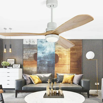 Decorbites™ 52-Zoll Retro-Deckenventilator mit Holzklingen und 15-W-Deckenleuchten