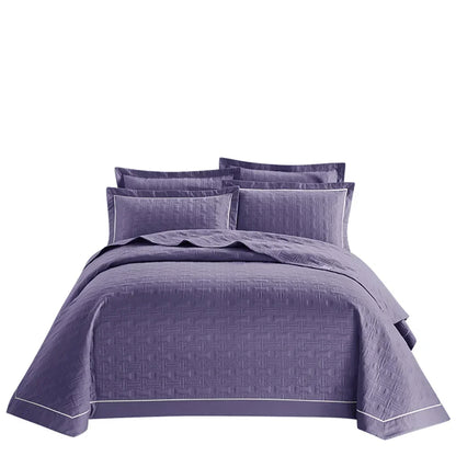 Decorbites™ Baumwoll-Tagesdecke-Bettüberwurf-Set mit dicker Steppung für luxuriöse Bettwäsche