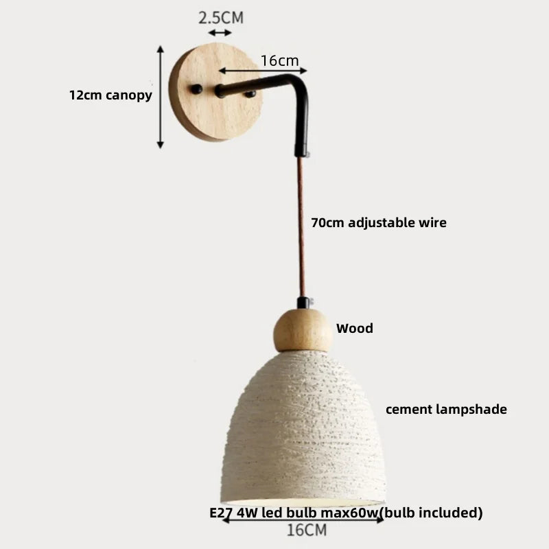 Cement LED Wall Lamp