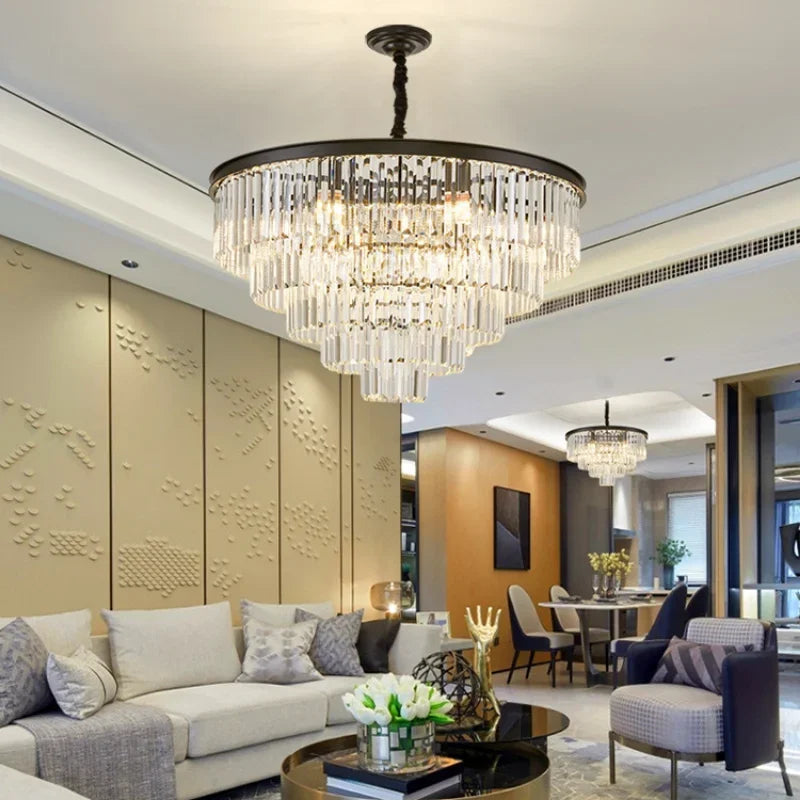Decorbites™ Kristall-Gold-Lüster: Moderne Wohnzimmer-Schlafzimmer-Dekor-Beleuchtung