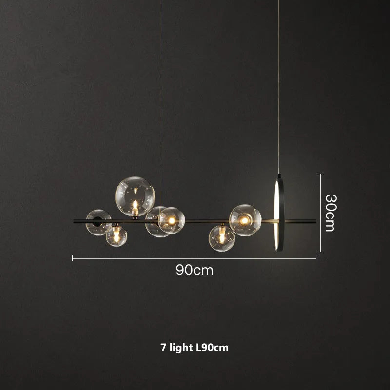 Decorbites™ Glasballen-G9-LED-Kronleuchter: Modernes minimalistisches nordisches Design