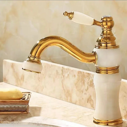 Brass Waterfall Bathroom Faucet 360 Rotate