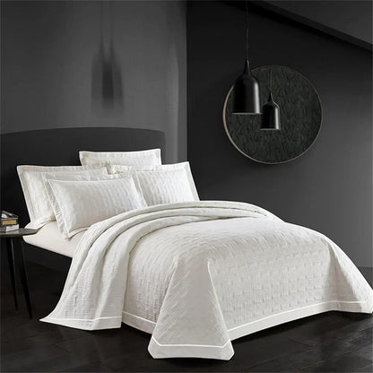Decorbites™ Baumwoll-Tagesdecke-Bettüberwurf-Set mit dicker Steppung für luxuriöse Bettwäsche