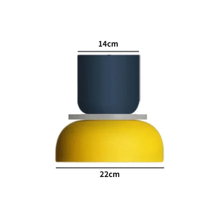 Macaron Acrylic Pendant Light With Iron Shade